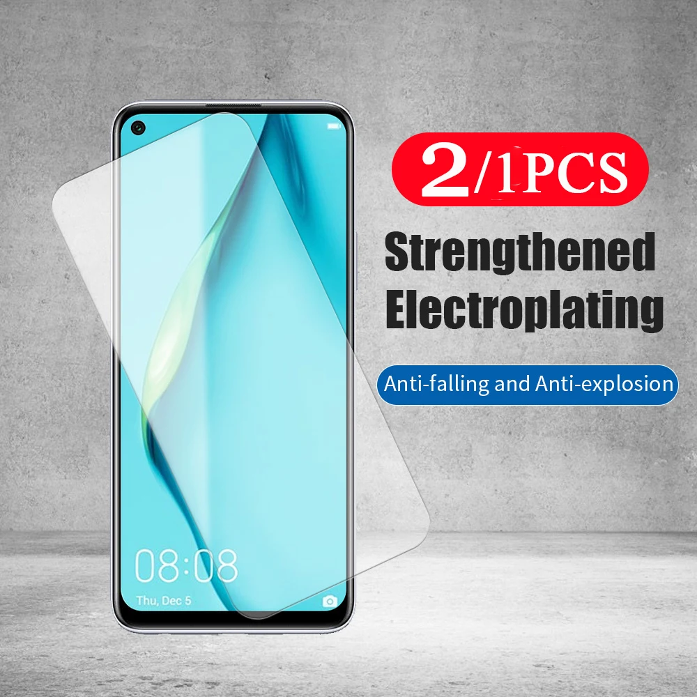 2/1 шт. 9H для Huawei P20 Pro P30 lite P40 pro закаленное стекло защиты экрана телефона Lite E