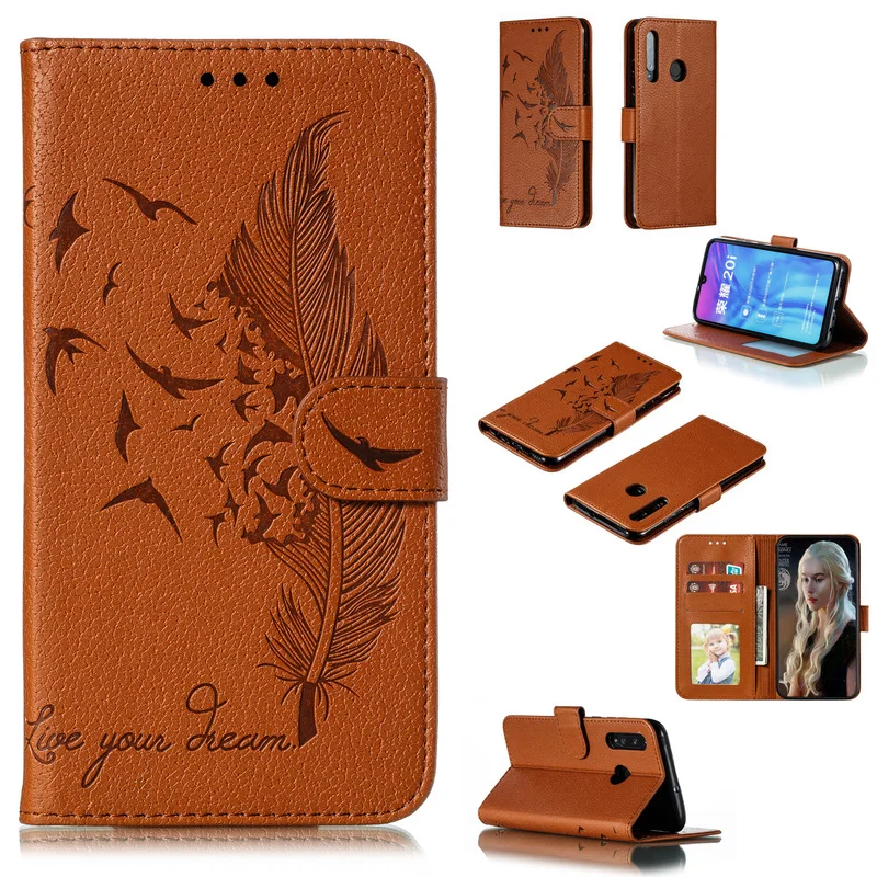 

Case for Huawei 10E Luxury Leather for Huawei 10S Y8P Anti-fall Cartoon Litchi Pattern Cover for Huawei Y8P Phone Cases Cover
