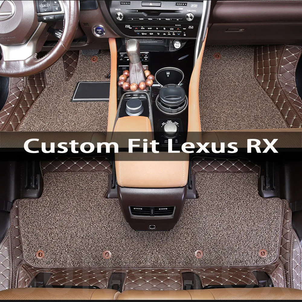 Настоящие коврики для Lexus RX Class RX300 RX350 RX350L RX450h RX450hL 6D полный охват автомобильные