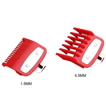 

2pcs 1.5mm 4.5mm Barber Shop Styling Guide Comb Set Hair Trimmer Attachment Hairdresser Clipper Cutting Limit Combs