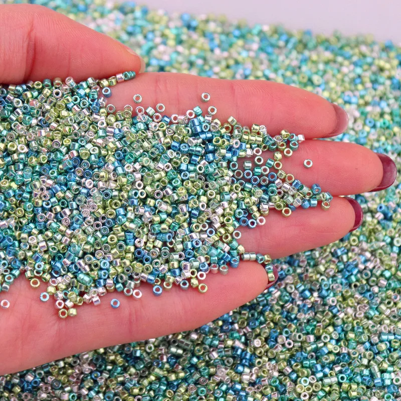 600Pcs 2mm Miyuki Delica Beads Japan Bronze Glass Beads Bohemia Style Metallic Seedbeads For DIY Jewelry Making Bracele Earring