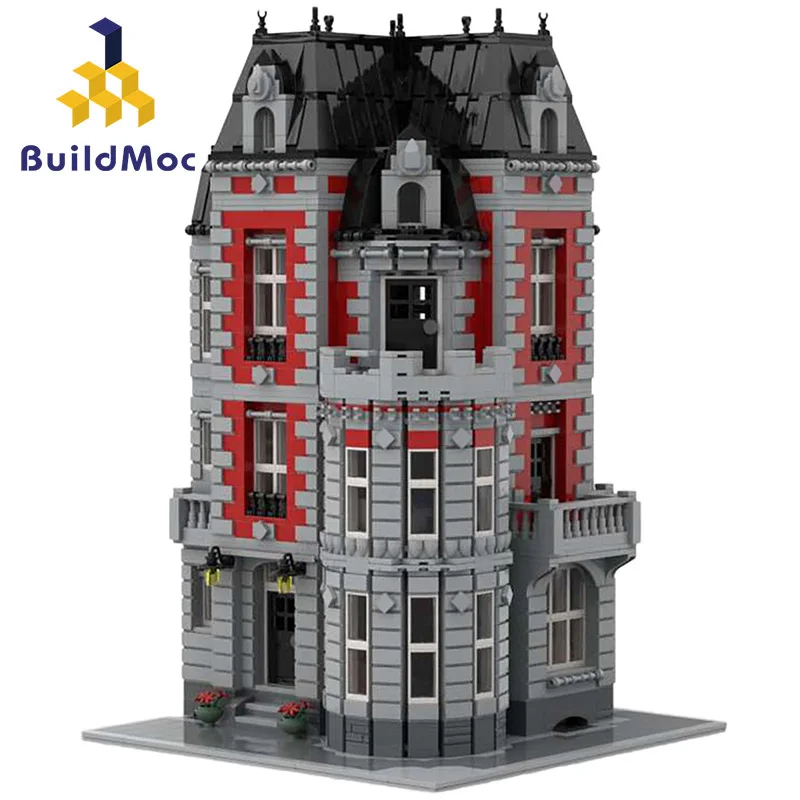 

Villa Castle Compatible Friends Series Retro Villas Building Blocks Kit Toy DIY Educational Children Christmas Gifts