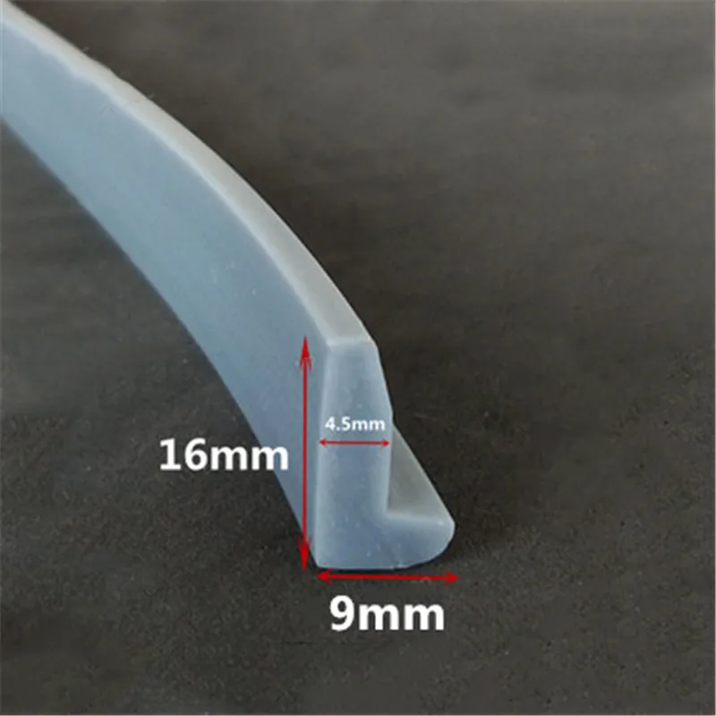 Protecteur d'angle en caoutchouc de silicone, joint anti-collision, L  solide, joints en silicone, barre de bande, blanc, noir, gris