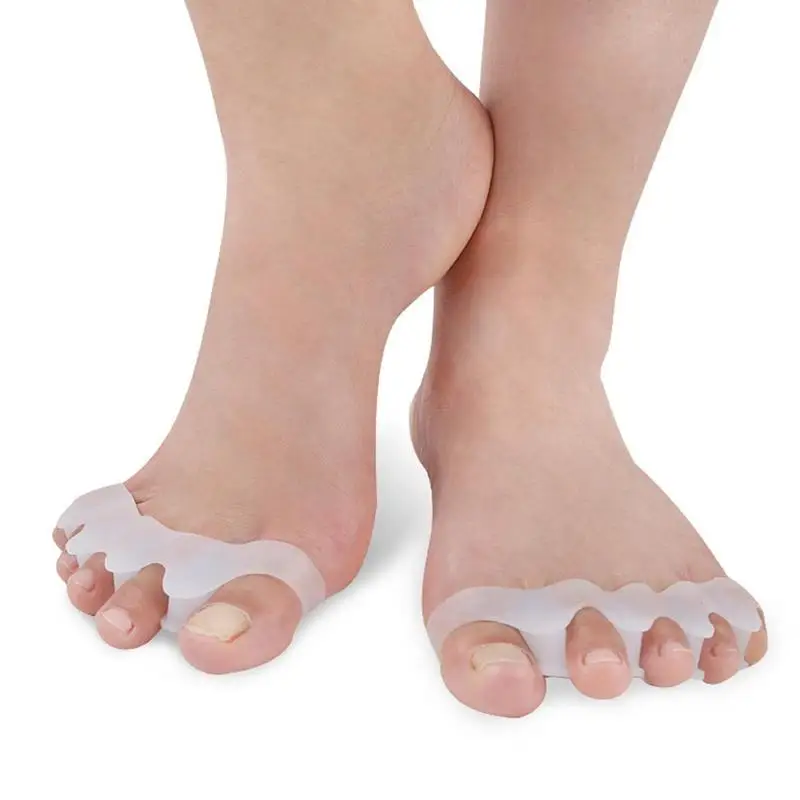 Toe Hair Straighteners Gel Toe Separators Correctors for Dancers Yogis Athletes Treatment for Calluses Relief Hammer Toe Valgus Toe Hair Straighteners Gel Toe Separators Correctors for Dancers Yogis Athletes Treatment for Calluses Relief Hammer Toe Valgus