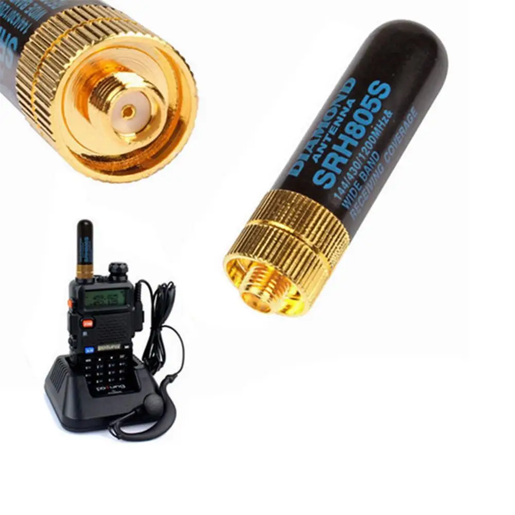 1 шт. черный отличное качество изготовления SRH 805S SMA F женский двухдиапазонная