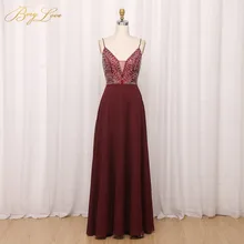 BeryLove, красное вино, элегантное вечернее платье,, спагетти, на бретелях, платье для формальной вечеринки, платье с кристаллами, расшитое бисером, на выпускной, реальные фотографии, платье