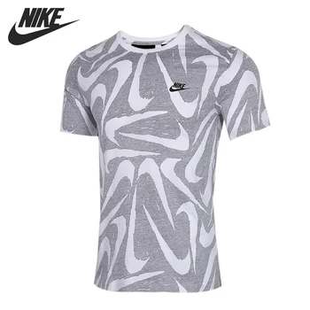 

Original New Arrival NIKE AS M NSW HAND DRAWN AOP SS TEE Men's T-shirts short sleeve Sportswear