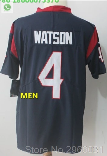 А+++ Качественная мужская футболка для взрослых Deshaun Watson 4 DeAndre Hopkins 10 JJ Watt 99 Houston