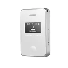 Портативный MP3 плеер Mini USB HIFI музыка английский учеба 16 Гб Hands Free с динамиком 7 звуковых режимов ЖК-экран перезаряжаемый зажим