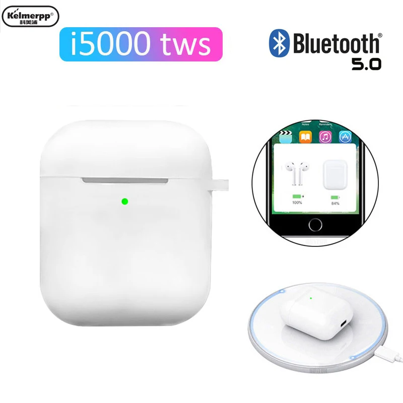 

i5000 Tws 1:1 Replica Aire2 Wireless Bluetooth Earphones Smart Sensor Headset with Dual Microphone for Mobile Phone for IPhone