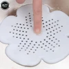 Anti-blocking Silicone Sink Drain Bathtub Hair Filter Creative Star SewerOutfall Strainer Filter kitchen gadget device sets 3