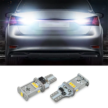 

AUXITO 2PCS T15 Led Light For Auto T16 W16W 921 912 Reversing Lights For BMW E46 E90 E60 E39 E36 F10 F30 X5 E53 E70 E87 M3 M5