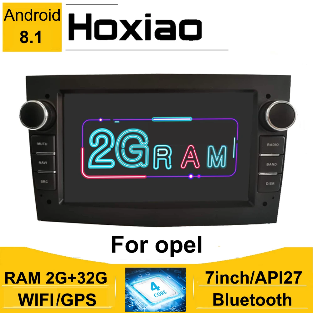 Автомагнитола 2DIN 7 дюймов Android 8 1 GPS Wi Fi плеер для Opel Vauxhall Astra H G J Vectra Antara Zafira Corsa Vivaro
