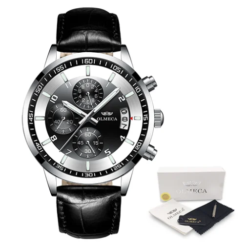 

OLMECA DESIGN Top Brand Men Sports Quartz Watch Luxury Men Waterproof WristWatch New Fashion Casual Men Watch Relogio Masculino