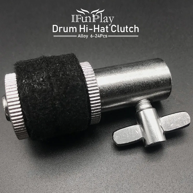 6 шт. Универсальный Высококачественный сплав барабан Hi Hat клатч для Cymbal стенд