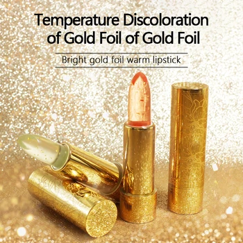 

Temperature Lipstick Long-lasting Lipbalm Color-changing Transparent Changed Color Lip Balm Moisturizer Pink Jelly TSLM1