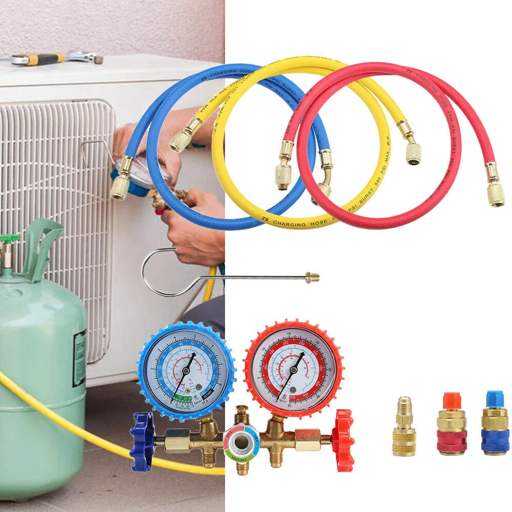 

HOT Copper Valve Double Gauge Valve Suitable for Automotive Air Conditioning Household Air Conditioning Add Refrigerant NDS66