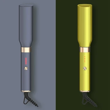 

RESUXI Electric Straight Hair Comb Brush 6 Files Heated Ceramic Brush