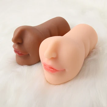 Oral Masturbator Cup Realistic Mouth For Blowjob Men Masturbation Sex Shop Artificial 3D Mouth Deep Throat Pussy Pocket Sex Toys 5