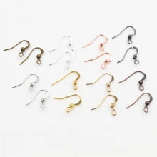 100 шт./лот, 19x18 мм, сделай сам, серьги, застежки, крючки, фурнитура, сделай сам, аксессуары для изготовления ювелирных изделий, латунный крючок, серьги, ювелирные изделия