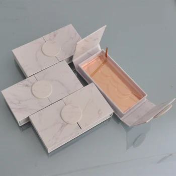 

10/pack Wholesale Eyelash Packaging Box Lash Boxes Package Custom rectangle 25mm mink magnetic Storage Case Vendors Cosmetic