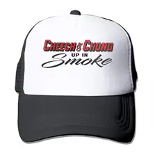 Cheech& Chong Up in Smoke Мужская кепка джинсовая хлопковая Регулируемая Кепка на заказ забавная Рыбацкая Кепка с козырьком пепельная сетка Кепка водителя грузовика