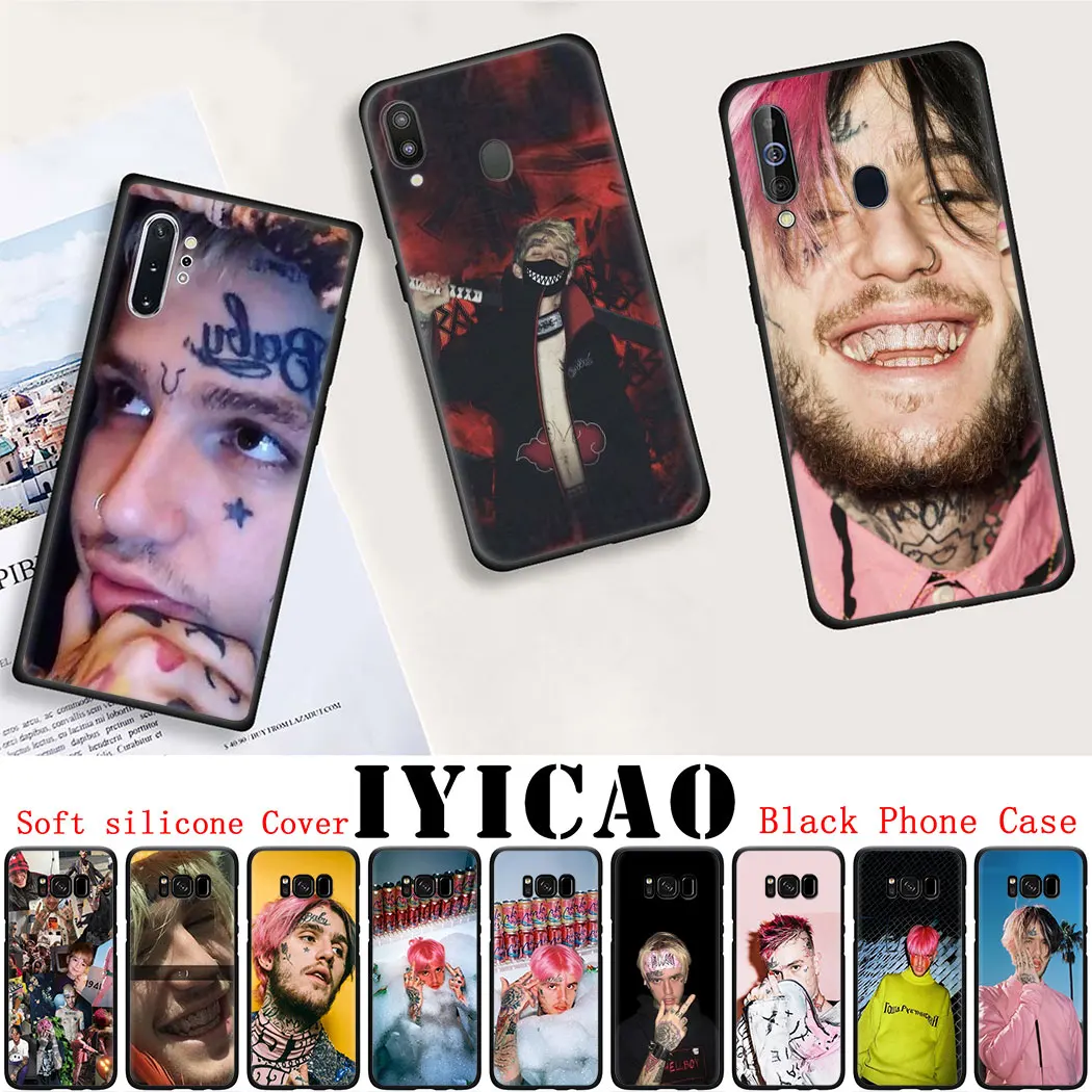 Мягкий силиконовый чехол для Samsung Note 8 9 S6 S7 Edge S8 S10 10 Plus S10E черный телефона Lil Peep Hot