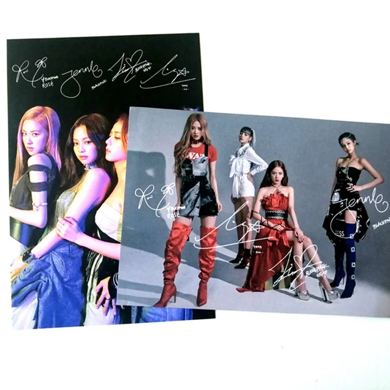 

16.9*11.5cm KPOP Blackpink Ablum Picture Photo Cards LOMO Card Picture Postcard Decoration Stationery Fans Supplies Gift