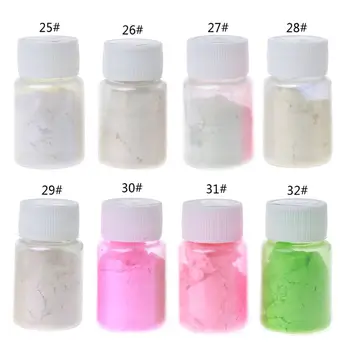 

8 Colors 10g Epoxy Resin Colorant Powder Mica Pearlescent Pigments Kit for DIY projects Candle and Soap making