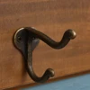 Vintage Antique Zinc Alloy Door Bedroom Hooks Hanger Hook for Clothes Coat Hat Bag Towel Hanger Bathroom Wall Hook Rack 1