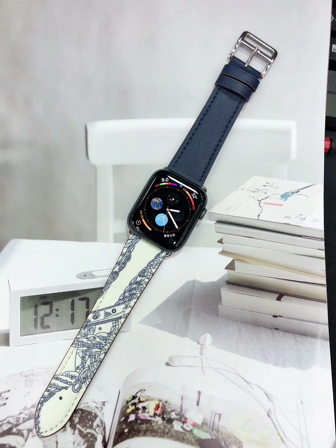 Ремешок из натуральной кожи для iWatch 5 4 3 2 1 сменный ремешок с классической пряжкой для часов Apple Watch 42 мм 38 мм 40 мм 44 мм