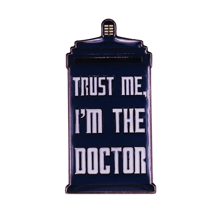 Doctor Who Tardis Badge Sci-fic TV Show Fans Proud Decoration