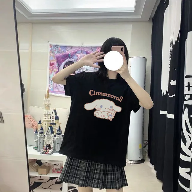 Cute Loose Cinnamoroll T-Shirt 6