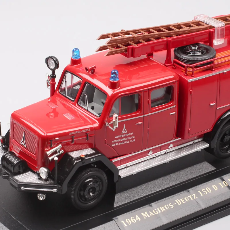 1/43 Yat Ming Classics Germany 1964 MAGIRUS-DEUTZ 150D 10F TLF-16 Fire  Truck ENGINE Diecasts & Toy Vehicles Scale Car Toy Models