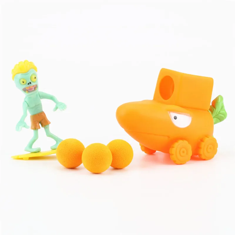 Style 17 PVC Plants VS Zombies Action Figure Toys PVZ Peashooter Chomper Zombie Anime Figures Model Funny Toys For Children - Color: Style 17