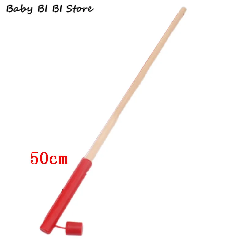 1Pc 24/30/40/50cm High Quality Wooden Magnetic Fishing Rod Toys