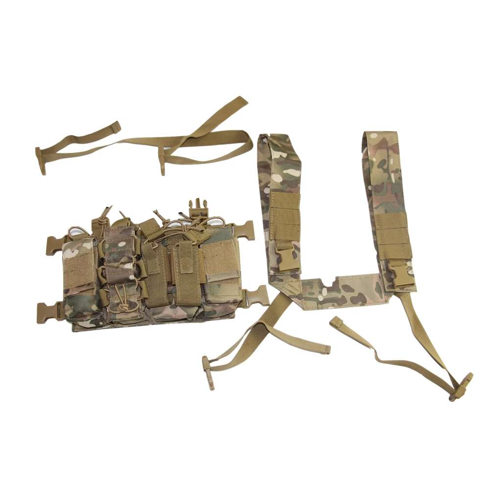  Reflective Chest Rig Airsoft Tactical vest Army Military CS Outdoor Fishing Hunting Camouflage Vest