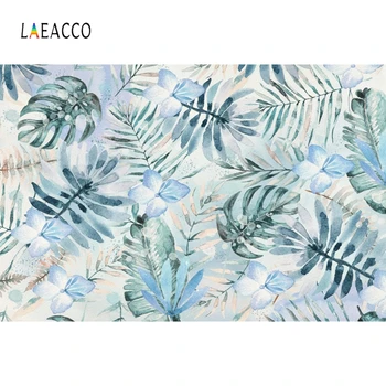 

Laeacco Tropical Jungle Party Photophone Green Leaves Flowers Photography Backgrounds Baby Newborn Portrait Photo Backdrops Prop