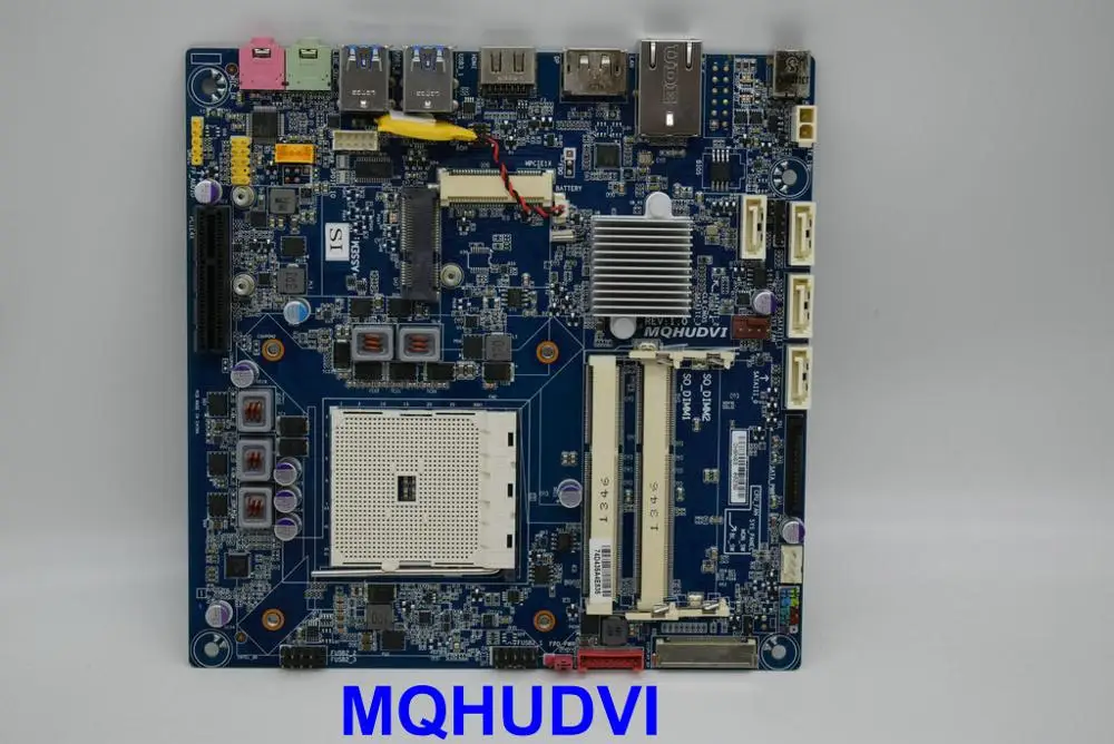 

For GIGABYTE MQHUDVI mini ITX 17*17 FM2 A75 DC powered LVDS Original Used motherboard