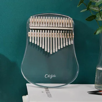 

17 Keys Thumb Piano Finger Manual Transparent Acrylic With Tuning Mallet Keyboard Musical Instrument Beginner DIY