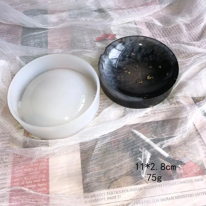 Transparent Mirror Ashtray Silicone Mold DIY Crystal Epoxy UV Resin Hand Making Crafts 10 H36fb9938c7194cf59258e01635707916T