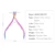 BORN PRETTY Nail Cuticle Nipper Clipper Красочные Ножницы Плоскогубцы Dead Skin Remover Clear Nail Art Tool