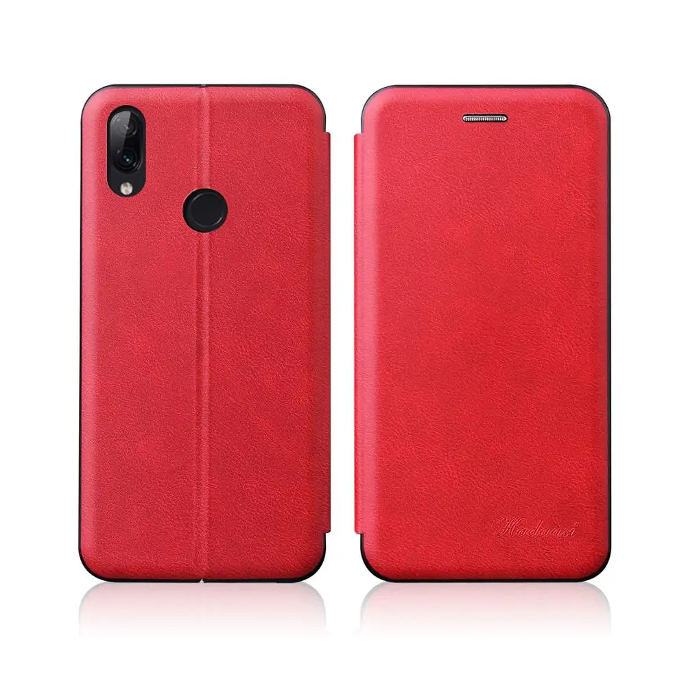 Чехол для Xiaomi Redmi 5 Plus, чехол для Redmi note 5, Мягкая силиконовая задняя крышка для Redmi note 6, кожаный флип-чехол для note7, чехол для телефона s - Цвет: Красный