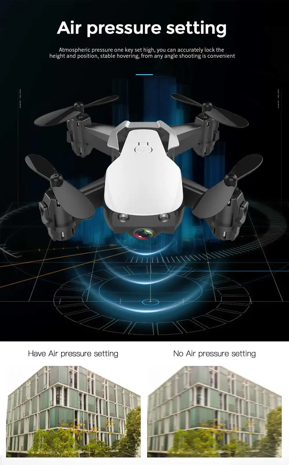 Eachine E61/E61HW дистанционное управление мини WiFi FPV RC Дрон Квадрокоптер RTF с HD камерой режим удержания высоты