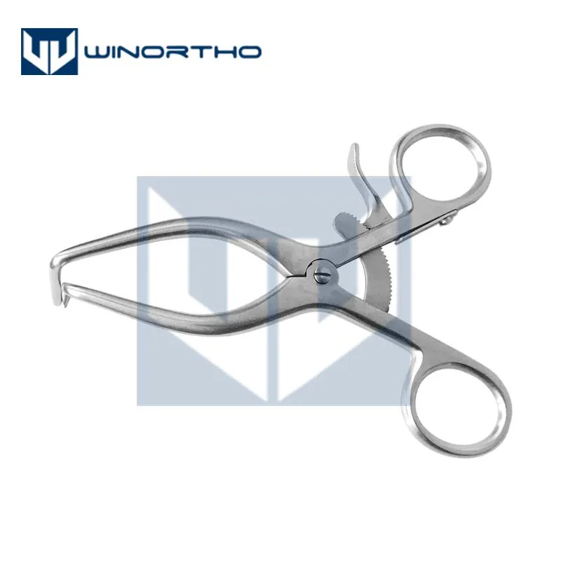 TECA Retractor-Pieter Nelissen Retractors for Arthrotomy 50mm spread 140mm long veterinary orthopedic instrument