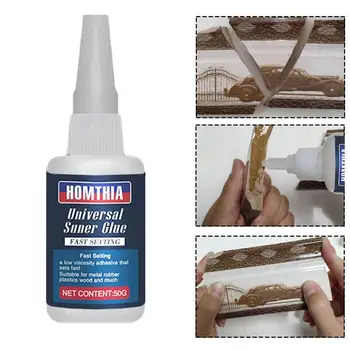 

50ml Household Hardware Supplies Colorless Super Glue Super Strong Liquid Gel Suitable For All Kinds Of Materials