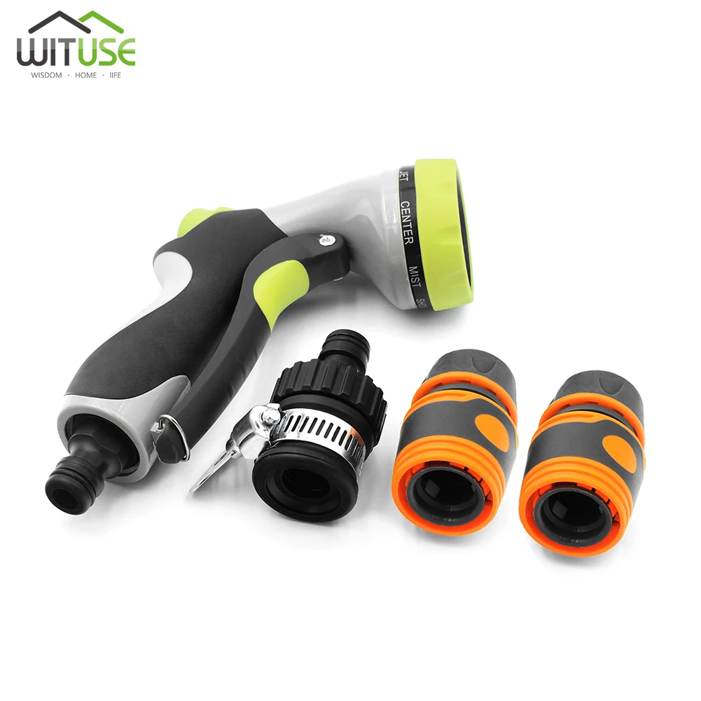 Garden High Pressure Power Water Gun Washer Water Jet Watering Sprinkler Tool Car Bike Garden Washer Hose Wand Nozzle Sprayer - Цвет: Bundle 5