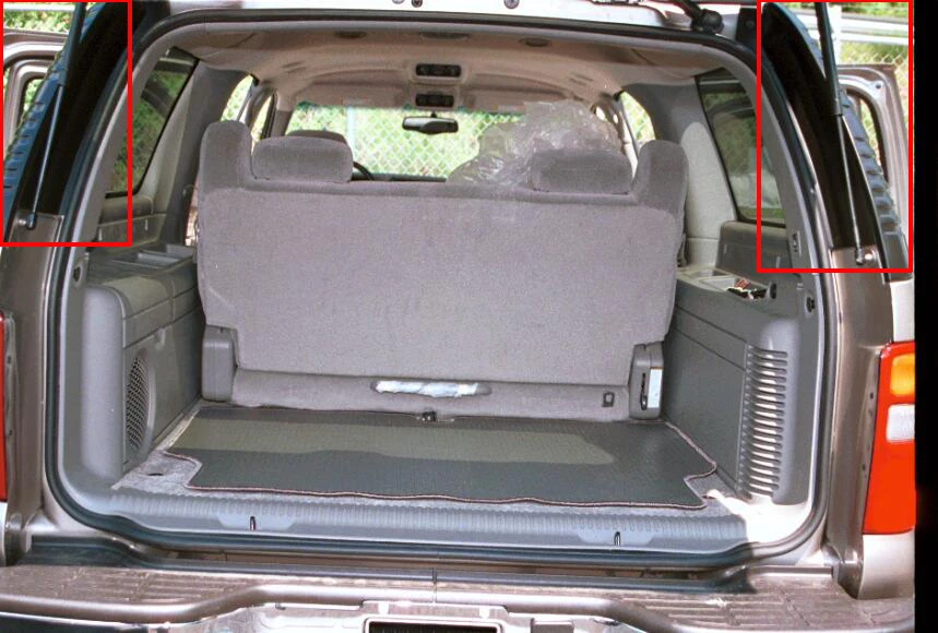 Углеродное волокно для Chevrolet Suburban(GMT800) SUV 2000-2006 GMC Yukon XL задний багажник Задняя дверь Лифт поддерживает газовые стойки пружины