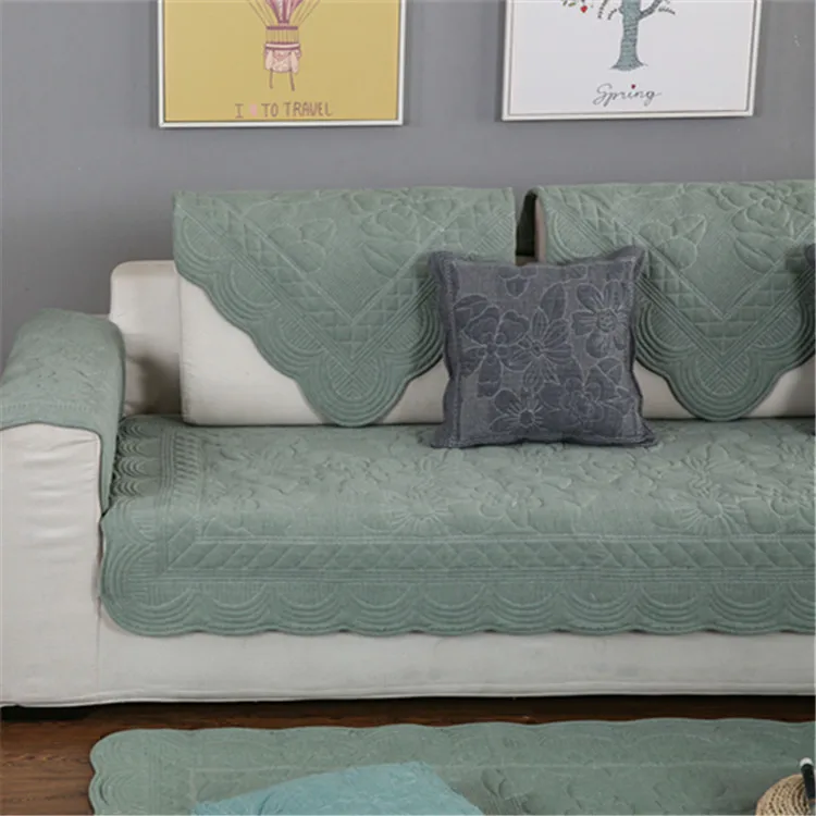 slipcovers диван Чехол для диван в гостиной покрывало L форма покрывало на кресло цветочный узор вышиваемая защита для мебели