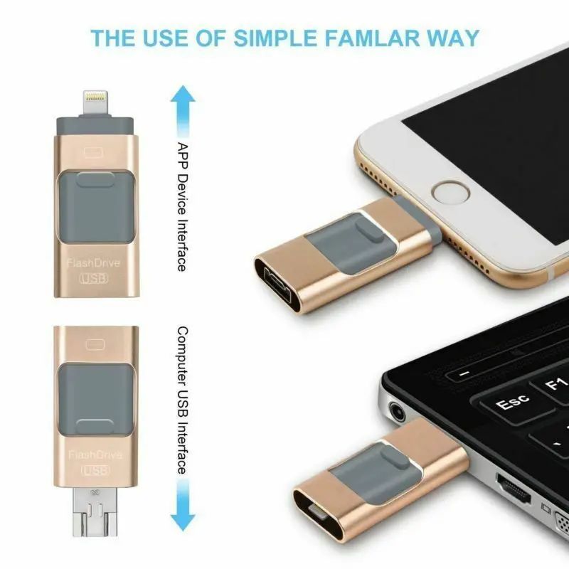 Флеш-накопитель 16 ГБ 32 64 Гб 128 256 Otg USB флеш-накопитель устройство карта памяти HD Usb